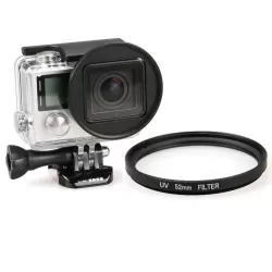 52mm Round Circle UV Lens Filter for GoPro HERO4 or 3