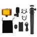 4 in 1 Vlogging Live Mini Octopus Bracket Kit Studio Light Microphone Phone Clamp Kits