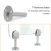 Stainless Steel Glass Fish Mouth Support Rod Fixing Clip with 14x40mm Rod