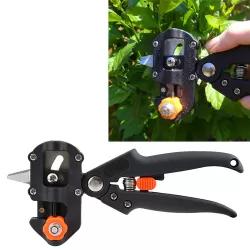 Professional Grafting Tool Set Pruning Scissors Seedling Grafting Machine Grafting Device with Three Blades a Cross Knife a Wrench