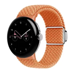 For Google Pixel Watch 4 or 3 or 2 or 1 41mm Nylon Loop Magnetic Buckle Watch Band