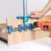 Woodworking Aid Tool Handle Punch Locator Cabinet Door Hole Opener Blue Plastic HD