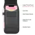 HAWEEL Nylon Cloth Phone Belt Clip Carrying Pouch with Card Slot