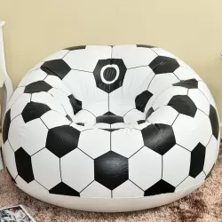 Fashion Casual Lazy Chair Creative Inflatable Sofa Single Stool Football Sofa