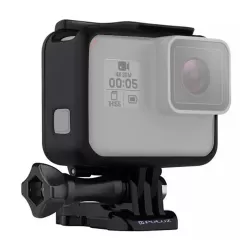 ABS Plastic Housing Shell Frame Mount Protective Case Cage with Pedestal and Long Screw for GoPro HERO 2018 or 7 Black or 6 or 5
