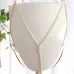 Handmade Hemp Rope Hanging Plastic Water Storage Flowerpot