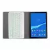 DY-M10P For Lenovo Smart Tab M10 HPD Plus TB-X606F 2 in 1 Removable Magnetic ABS Bluetooth Keyboard Protective Leather Tablet Case with Stand  Sleep or Wake-up  Pen Holder Gold