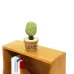 Mini Cute Potted Artificial Plant Flower Miniature Doll House Decoration Accessories Love
