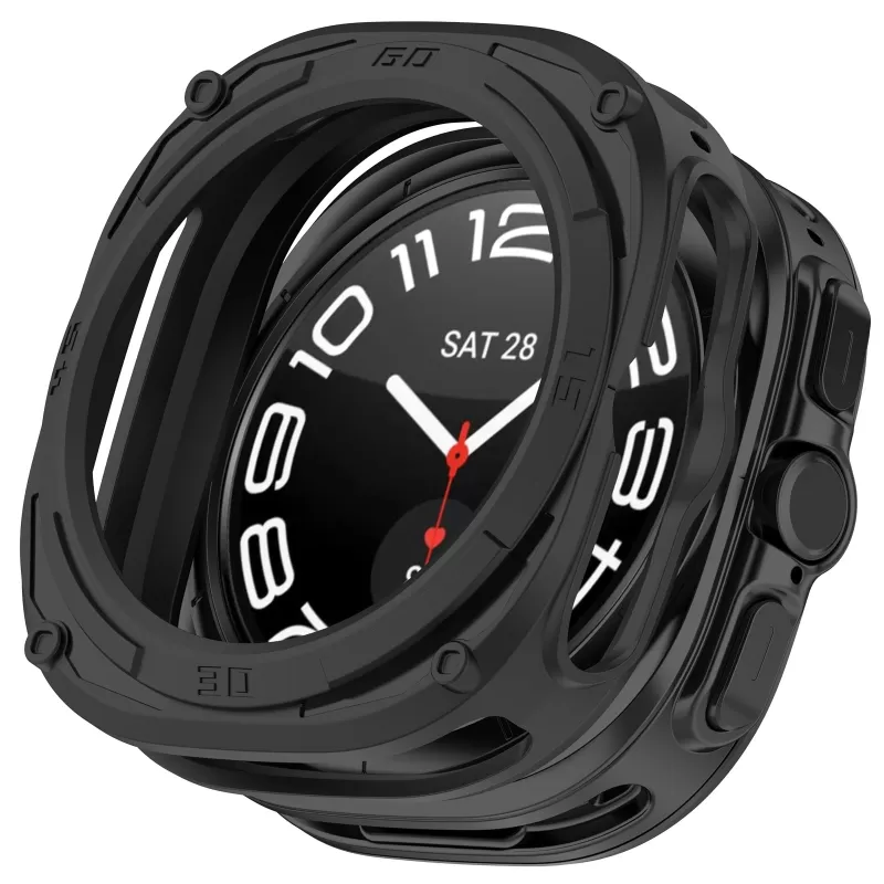 For Samsung Galaxy Watch Ultra 47mm / Ultra 2025 Armored TPU Watch Protective Cover For Samsung Galaxy Watch Ultra 47mm / Ultra 2025 Armored TPU Watch Protective Cover
