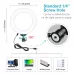 16cm USB 3 Modes Dimmable LED Ring Vlogging Photography Video Lights with Tripod Ball Head