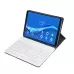 DY-M10P For Lenovo Smart Tab M10 HPD Plus TB-X606F 2 in 1 Removable Magnetic ABS Bluetooth Keyboard Protective Leather Tablet Case with Stand  Sleep or Wake-up  Pen Holder Gold