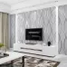 Simple 3D Water Ripple Non-woven Wallpaper Home Decoration Wall Paper