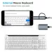 USB 3 Female to Micro USB and USB-C Type-C Male Charging Transmission OTG Nylon Braided Adapter Cable