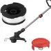 4 In 1 Nylon Grass Rope Mowing Line For BLACK and DECKER Lawn Mowers