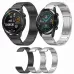 For Huawei Watch 4 Pro 22mm I-Shaped Titanium Alloy Watch Band Black