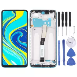 LCD Screen and Digitizer Full Assembly with Frame for Xiaomi Redmi Note 9S or Redmi Note 9 Pro Max or Redmi Note 9 Pro India or Redmi Note 9 Pro or Note 10 Lite