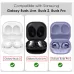 For Samsung Galaxy Buds Live Buds 2 Buds Pro Buds 2 Pro Shockproof Carbon Fiber Luggage Earphone Protective Case with Hook