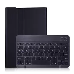 A500 For Samsung Galaxy Tab A7 T500 T505 2020 Detachable Bluetooth Keyboard Ultrathin Horizontal Flip Leather Tablet Case with Holder Elastic Band