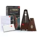 FRIEND Tower Mechanical Terrace Piano Guitar Violin Universal Rhythm Instrument Tower Mahogany Color