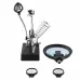 5 LED Auxiliary Clip Magnifier AC/DC Interchangeable with Soldering Stand or Two Magnifier EU Plug