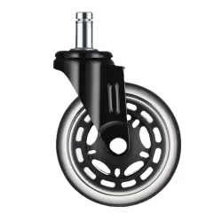 2 inch Furniture PU Universal Plug Caster Office Chair Mute Wheel