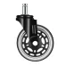 2 inch Furniture PU Universal Plug Caster Office Chair Mute Wheel