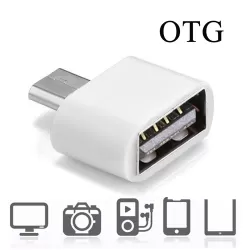 Micro USB 2 to USB 2 Adapter with OTG Function