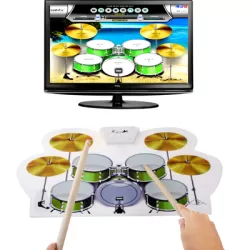 MD-1008 USB 2 MIDI Soft Roll-up Drum Kit