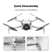 For DJI Mini 4 Pro 2pairs Drone Propeller Blades 6030F Props Replacement Parts