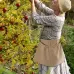 Outdoor Foraging Bag Vegetable Garden Orchard Picking Bag Waist Hanging Tool Bag Black