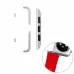 For Apple Watch 42 / 44 / 45mm Metal Strap Connector Metal Buckle Pair