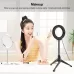 12cm Ring Light Desktop Tripod Selfie Stick Mount USB White Light LED Ring Selfie Beauty Vlogging Photography Video Lights Kits