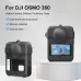 For DJI Osmo 360 PULUZ Silicone Protective Cover with Lens Cover or Lanyard