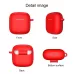For Huawei Freebuds SE 2 Shockproof Silicone Earphone Protective Case with Hook White
