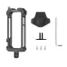 For Insta360 X3 PULUZ Metal Protective Cage Rig Housing Frame with Expand Cold Shoe Base or Tripod Adapter