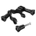 Universal Bike Motorcycle Handlebar Mount with Screw for PULUZ Action Sports Cameras Jaws Flex Clamp Mount for GoPro Insta360 DJI and Other Action Cameras