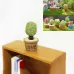 Mini Cute Potted Artificial Plant Flower Miniature Doll House Decoration Accessories Love