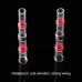 100 PCS Seal Heat Shrink Butt Wire Connectors Red Terminals Solder Sleeve Red