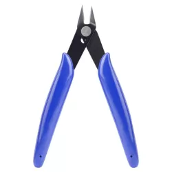 Electronic Pliers Diagonal Side Cutting Cable Wire Cutter Repair Hand Tool Dark Blue