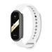 For Xiaomi Smart Band 10 or 9 or 8 Mijobs Solid Color Silicone Watch Band