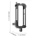 For Insta360 X3 PULUZ Metal Protective Cage Rig Housing Frame with Expand Cold Shoe Base or Tripod Adapter