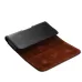 Universal Horizontal Style Leather Waist Bag with Back Splint For iPhone X Samsung S7 S5 S4 Grand DUOS I9082