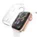 For Apple Watch Series 6 or 5 or 4 Watch SE 40mm Full Coverage PC Case Transparent