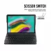 DY-M10P For Lenovo Smart Tab M10 HPD Plus TB-X606F 2 in 1 Removable Magnetic ABS Bluetooth Keyboard Protective Leather Tablet Case with Stand  Sleep or Wake-up  Pen Holder Gold
