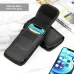 HAWEEL Nylon Cloth Phone Belt Clip Carrying Pouch with Card Slot