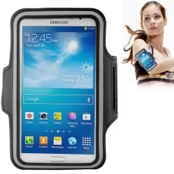 PU Sports Armband Case with Earphone Hole for Galaxy Mega i9200 Below Phones