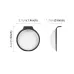 For DJI Osmo 360 PULUZ Optical Tempered Glass Cover Protective Lens Guard