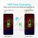 Portable QC3 18W USB Port Universal Quick Charging Charger EU Plug