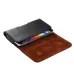 Universal Horizontal Style Leather Waist Bag with Back Splint For iPhone X Samsung S7 S5 S4 Grand DUOS I9082
