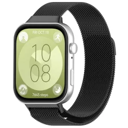 For Huawei Watch Fit3 Milanese Metal Watch Band